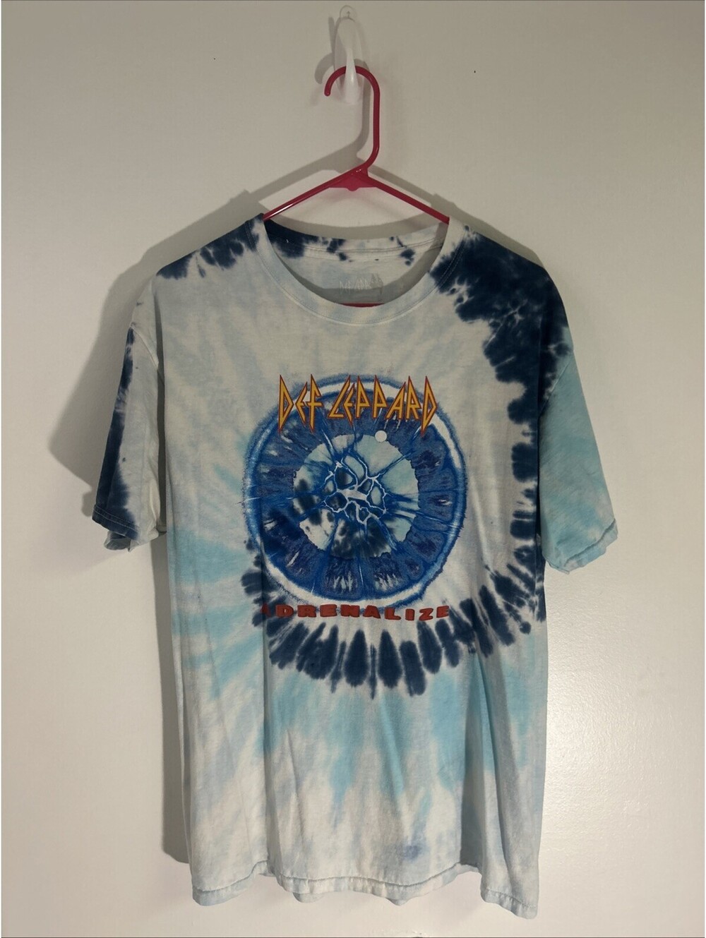 Def Leppard Adrenalize 2021 Medium Blue The Die T Shirt